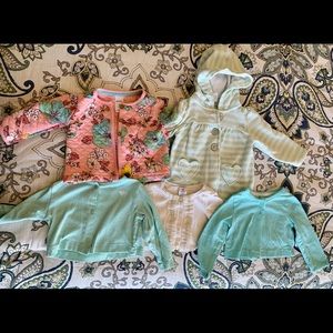Carter’s 9 Month Girl Jacket & Cardigan Bundle Lot